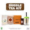 Twisty The Boba Station - Bubble Tea Kit - 3 Servings | Chocolate Popping Pearls(250g) | Belgium Chocolate Powder, Non-Dairy Creamer, Sipper Cup, 12mm Straws | Fun, Quick to Prepare, Delicious Bubble Tea Set for Friends & Family view 3