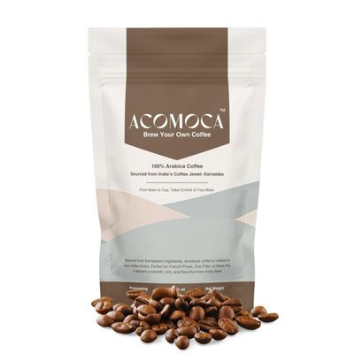 ACOMOCA Strong Coffee Beans, Medium Roast Single-Origin Arabica AAA Coffee Beans