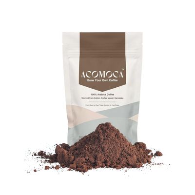 Acomoca Medium Roast Arabica AAA Coffee  250g, Precision Ground for Moka Pot & Espresso