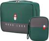 FAMOUS SHOP Medicine Bags First Aid Bag Empty, 2 Sizes Waterproof Travel Storage Bag Built-in Compartment, Portable Medical Storage Pouch for Home,Office,Travel,Camping,Hiking(Small+Large)-Multi view 1