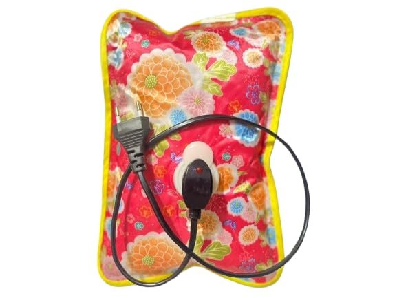 Haritack Hot Water Bag Electric Heating Pad Hot Bags for Pain Relief Heating Bag Hot Pack Water Bag for Pain Relief Hot Bag Electric Hot Gel Bag for Back Pain Relief Men & Women with Charging Cord (Multicolor)