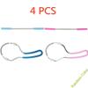 4 Pcs Facial Hair Remover Manual Epilator Spring Spring Face Hair Remover with Handle Hair Epilator Tool (Random Color) view 4