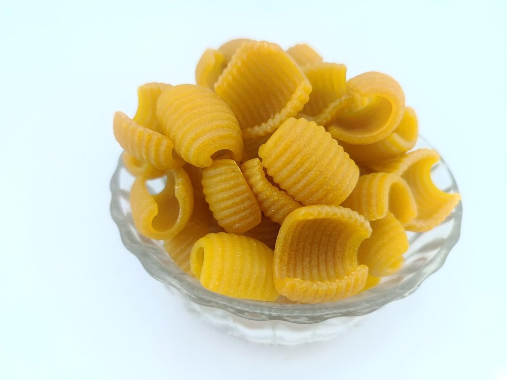 advancedestore sea shell papad,ready to fry,homemade,sea shell shaped fryums 400g.
