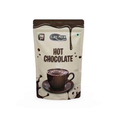 Gruner Hot Chocolate 200g | Rich and Smooth | Classic Hot Chocolate.