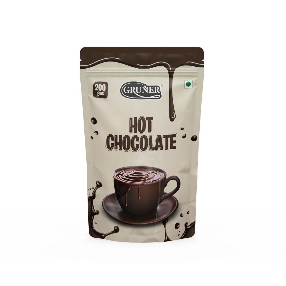 Gruner Hot Chocolate 200g | Rich and Smooth | Classic Hot Chocolate.
