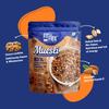Fit & Flex Baked And Healthy Rich Choco Almond Cookie Delights Muesli, Oat Rich Cereal With High Protein, Ready To Eat Breakfast Cereal - As Seen on Shark Tank India - 450 gm (Pack of 2) view 4