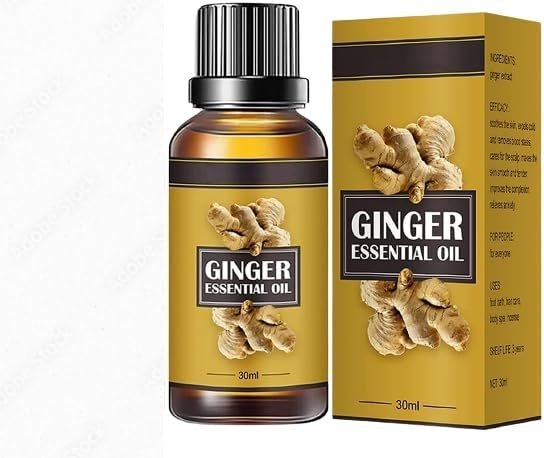 Bendist Export Ginger Oil, Belly Natural Drainage Ginger Oil Essential Relax Massage Oil, Belly and Waist Stay Perfect Shape | 30 ML (Pack of 1)