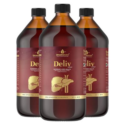 Deliv Syrup 500ml (Pack of 3)