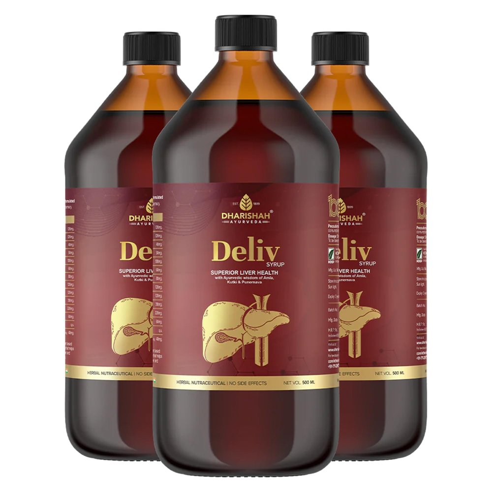 Deliv Syrup 500ml (Pack of 3)