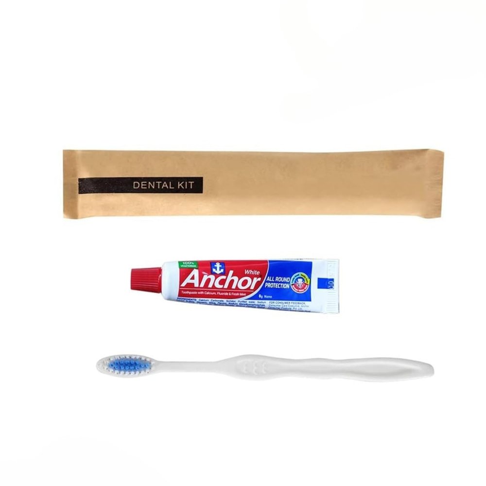 ACAI Hotel Dental Kit, 200 Pieces, Manual Toothbrush and Toothpaste Set, Hotel Travel Size
