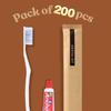 ACAI Hotel Dental Kit, 200 Pieces, Manual Toothbrush and Toothpaste Set, Hotel Travel Size view 2