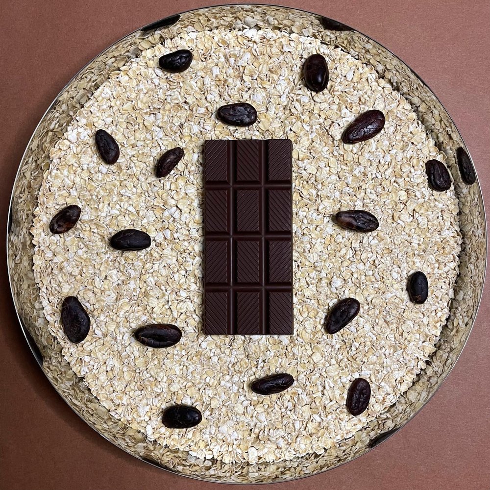 Cacaoly Delicious Oat Milk Bar Plant-Based, Dairy-Free Snack for Healthy Living Perfect for On-the-Go