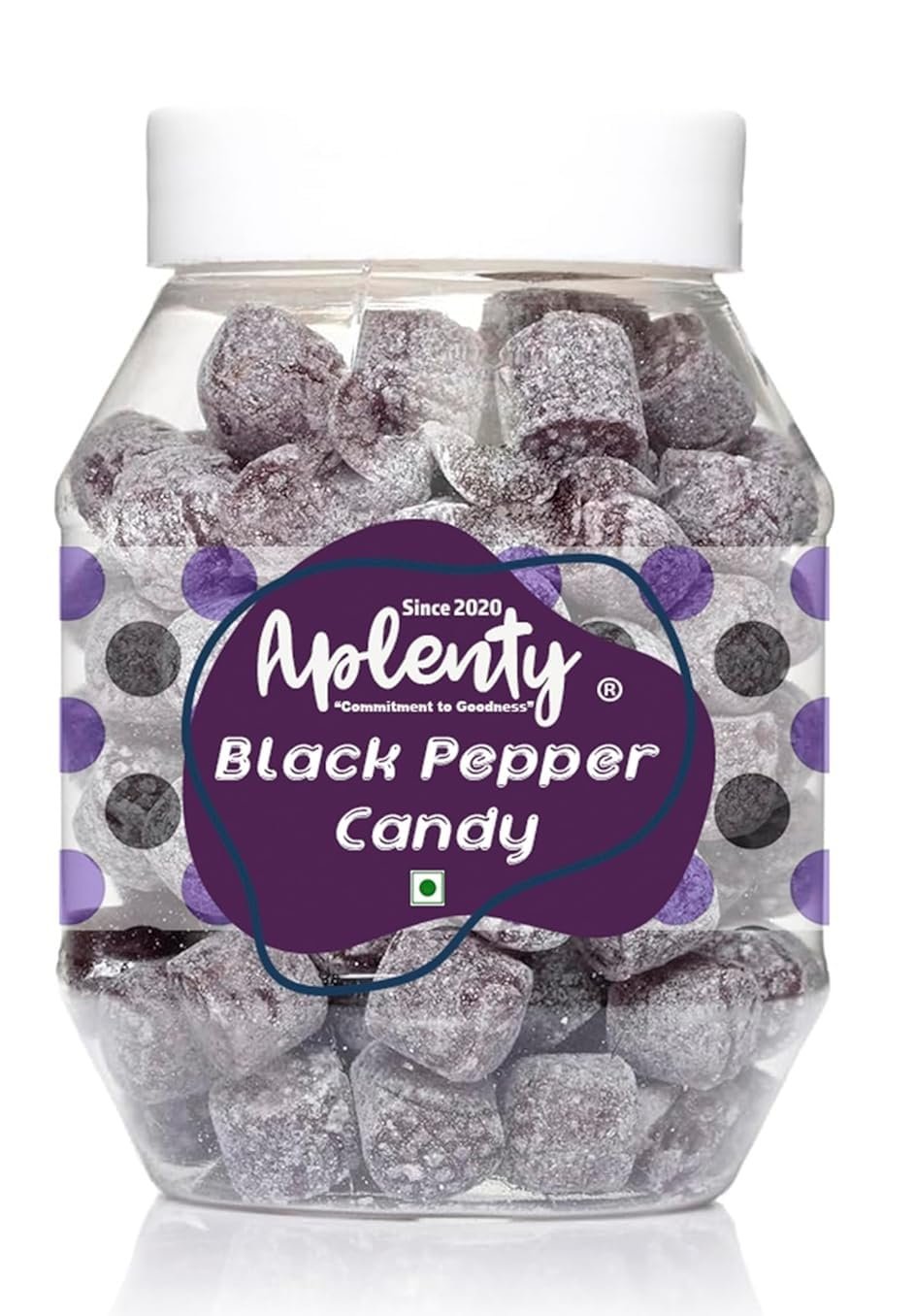 Aplenty Black Pepper Flavor Candy | Kali Mirch Candy | Black Masala Candy 900g
