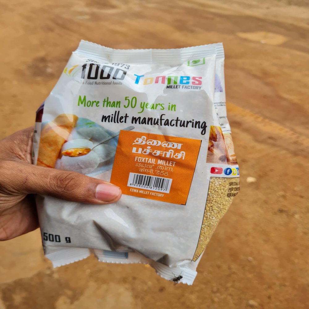1kg Unpolished Foxtail Millet (EXPORT QUALITY) Foxtail Millet, Navane, Kangni, Thinai, Korra, Thina | millets | millet keeps body healthy