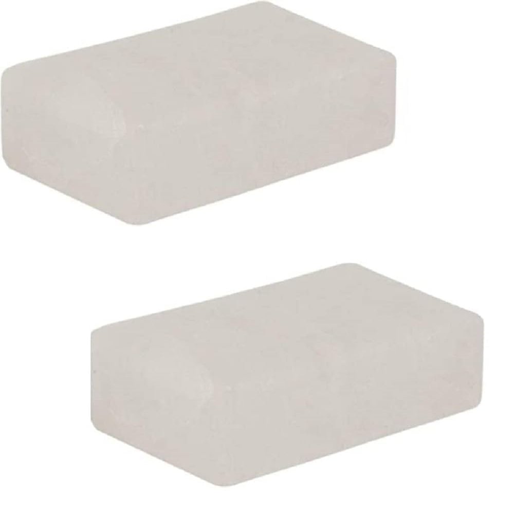 Brothers Alum Stone Bar 100G with Travel Case | Natural Fitkari Stone for Skin Tightening & Water Purification | Crystal White Alum Bar for Underarms & Shaving | Gentle & Effective