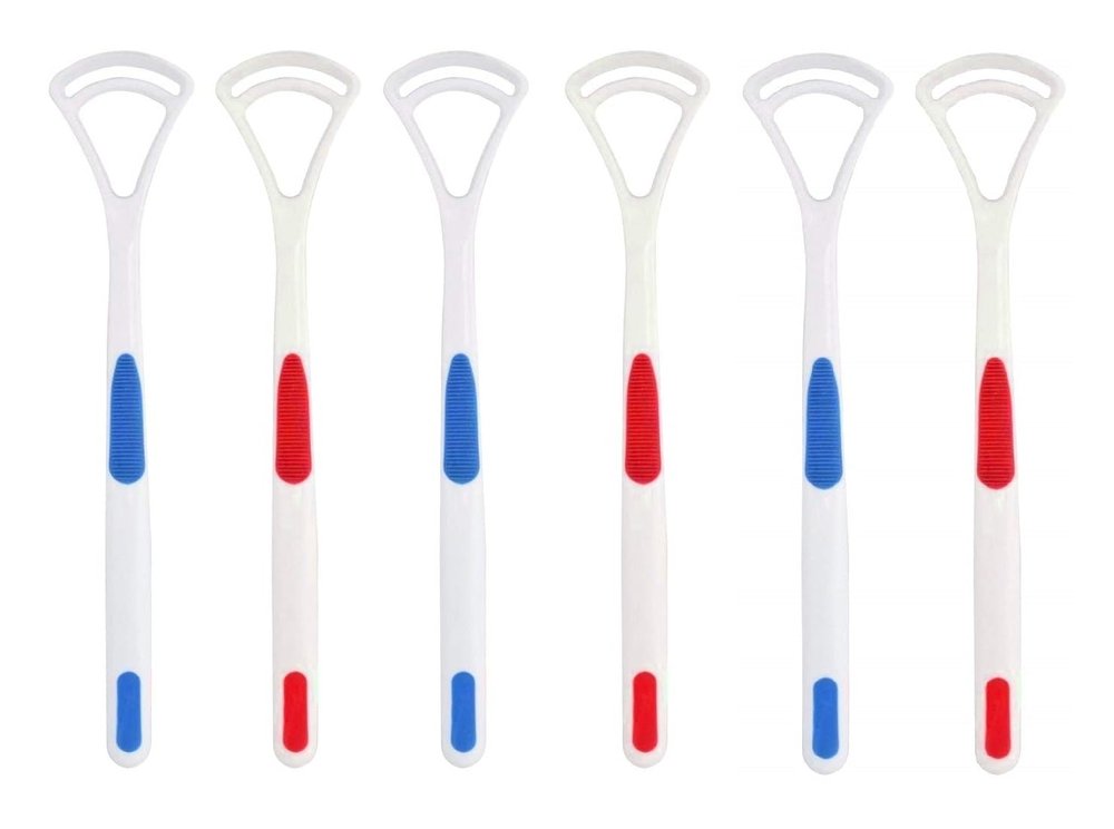 DHYEY-ENTERPRISE Tongue Cleaner For Kids Adults Antimicrobial Cleaner Scrapper For Optimal Oral Hygiene (6)