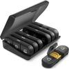 Aspeona (1Pcs) Portable Travel Pill Box 7 Day with Large Pill Containers, Light-Proof Pill Case, 21 Compartment Black Pill Box 7 Days a Week 3 Times Portable Pill Box Organizer. view 1