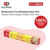 5 Meter + 1mtr Free Grease-Proof Paper, Wrap Multipurpose Non-Stick Food Paper, Organic Paper for Baking, Wrapping, Cooking and Food Packaging Paper Roll (1) view 4