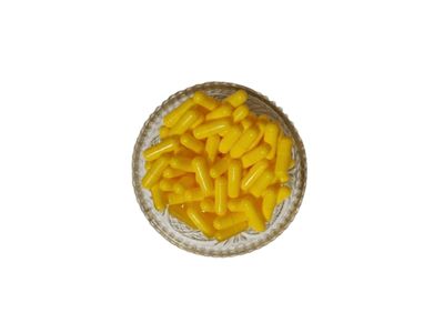 AJAY ENTERPRISES Empty Gelatin Capsules, (Pack of 500) (Yellow, SIZE 2 (250 MG))