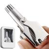 Baktas Manual Nose Trimmer for Men & Women  Portable Painless Nasal Hair Cutter, Waterproof Steel Nose Hair Remover, Non-Electric, Compact Design (1 Pc) view 1