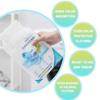 ANSHEZ Colour Catcher for Washing Machine - Colour Catcher Sheet, Essential Washing Machine Accessories Items for Housewife - Protects Fabrics from Dye Transfer Pack of 1 (50 Pcs) view 2