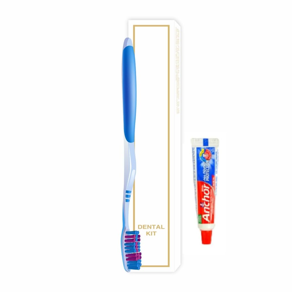 Dental Kit Hotel Accessories,Hotel Kit,Guest Room Amenities,Marriage Guest Toiletry Kit Hospital Kit (1 Toothbrush & 1 Toothpaste 8g) (Pack of 70 Sets)