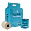 Ash Natural Bamboo 2 Ply Toilet Paper/Tissue Roll| 270 Pulls Soft & Highly Absorbent| 100% Natural Eco-Friendly, Natural & Unbleached Brown Toilet Paper Rolls- Pack of 12 view 1