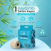 Ash Natural Bamboo 2 Ply Toilet Paper/Tissue Roll| 270 Pulls Soft & Highly Absorbent| 100% Natural Eco-Friendly, Natural & Unbleached Brown Toilet Paper Rolls- Pack of 12 view 4