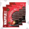 Chocolian Coated Waffle Cookies  Light & Crunchy| Choco Strawberry & Choco Orange Flavours | Premium Chocolate-Dipped Waffle Cookies Snack Box | (60g X 2) | Crunchy & Light | 3 Waffles per box view 3