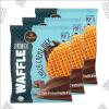 Chocolian Waffle Cookie Sandwich  Light & Crunchy Bites | Cookies & Creme + Choco Creme Milk | Crispy Waffle Cookies with Rich Chocolate & Cream | Premium Snack Dessert | (60g X 2) | 3 Waffles per Box view 2