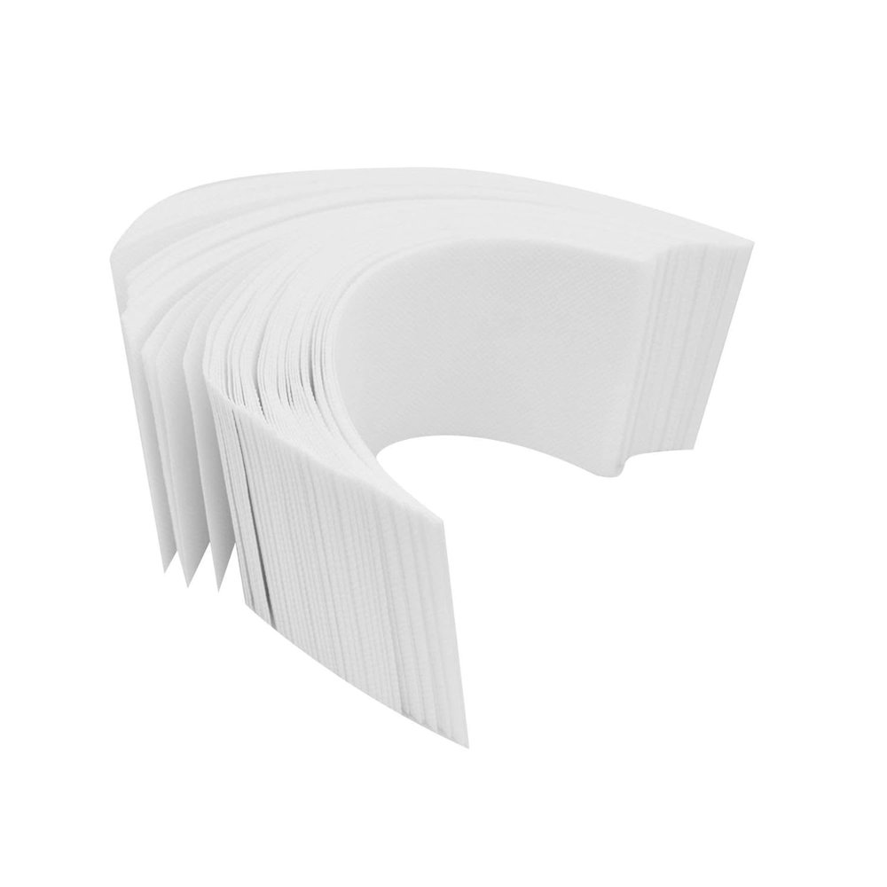 Lucifer Professional Body Wax Strips, Hair Removal Waxing Strips for Face, Legs, Underarms 100 GSM Thickness for Smooth Waxing Experience for Womens White (Pack of 90)