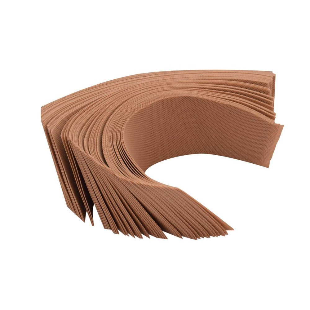 Lucifer Professional Body Wax Strips, Hair Removal Waxing Strips for Face, Legs, Underarms 100 GSM for Smooth Waxing Experience for Womens Brown (Pack of 30)