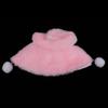 Doll Fluffy Cape Fit for 18" Girl Doll Outfits Accessories Pink view 3