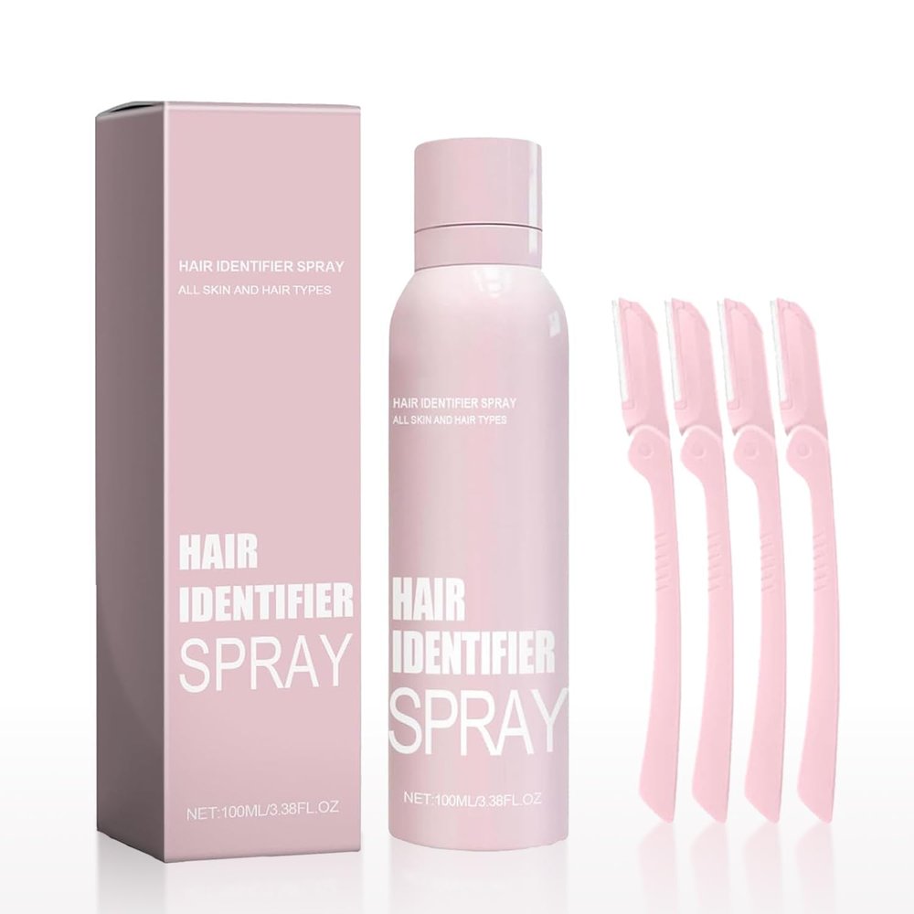 Advanced Hair Identifier Spray for Face Shaving and Dermaplaning Achieve Flawless Precision in Hair Removal and Skin Care with Maximum Clarity for a Smoother, Silky Complexion