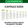 AJAY ENTERPRISES Empty Vegetarian Capsules(Pack of 500) (White-Blue, SIZE 00 (1000 MG)) view 4