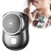 DISH & DWELL Mini Pocket Fashion Shaver | USB Electric Razor & Hair Trimmer for Men | Dual-Edge Blades | Waterproof Small Beard Shaver | Painless Clean Shave Travel Touch-Up Trimmer | Compact & Portable view 1