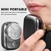 DISH & DWELL Mini Pocket Fashion Shaver | USB Electric Razor & Hair Trimmer for Men | Dual-Edge Blades | Waterproof Small Beard Shaver | Painless Clean Shave Travel Touch-Up Trimmer | Compact & Portable view 3