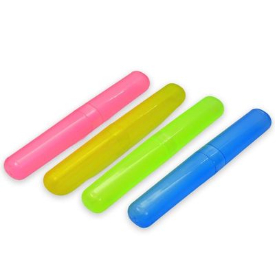 CraftedCascade Toothbrush Case, Multicolor | Dustproof and preventing Compression Deformation | Easy to Carry | Pack of 4