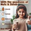Tummy Friendly Chocolate Milk Mix for kids. Made of nuts, seeds. Healthy milk mix for 1 year old baby, toddlers, 2 year, 3 year old baby. kids chocolate milk powder mix - (200g, Chocolate) view 4