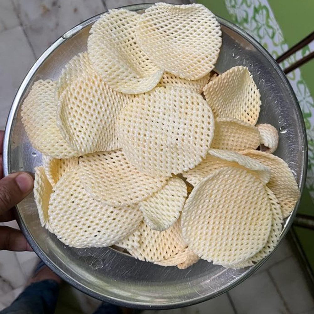 Aplenty Potato Net Fryums | Aloo Net Papad | Aloo Jali Chips | Potato Net Waffers (200g)