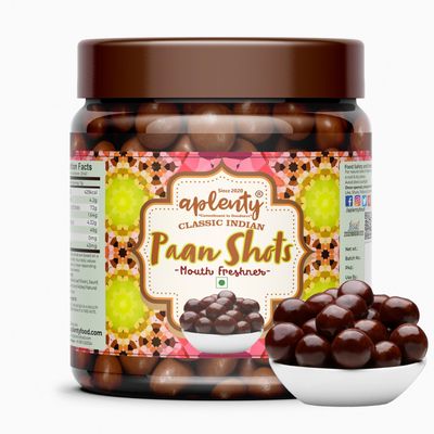 Aplenty Paan Shots (Instant Paan, Mouth freshener, Mukhwas) Pan Flavor Candy Balls (400g)