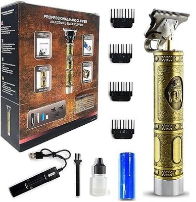ERR Beard Trimmer For Men, Professional Hair Clipper, Adjustable Blade Clipper and Shaver, Close Cut Precise Hair Machine, Body Trimmer Perfect Men's Grooming Kit (Metal Body)