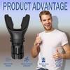 SHRI MODESHWARI ENTERPRISE Lung Capacity Exercise Device,Breathing Resistance Trainer for Oral and Muscular Exercise,Lung Exerciser Equipment for Respiratory Muscle Exercise,Men and Women | Black view 4