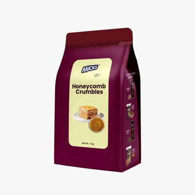MICKS Honeycomb Crumbles | Crunchy, Sweet, and Creamy Coated Honeycomb for Desserts and Baked Goods