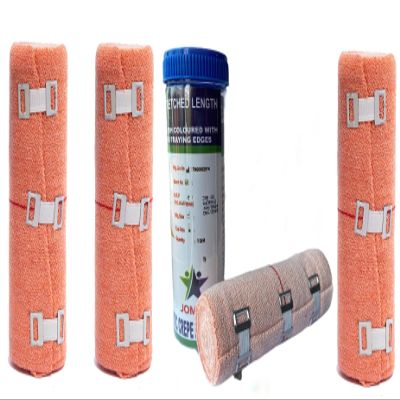 JOMED - Soft Cotton Pain Relief Crepe Bandage, pack of 3 (Size : 15cmx4mt)