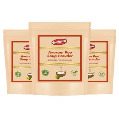 Aathirai Avaram Poo Soup Powder - 50 GMS | Blood Sugar Regulations | Hair Care | Digestive & Skin Health | Senna Flower Soup Powder | 100% Natural & Healthy Soup
