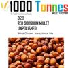 500g- Unpolished Desi Red sorghum millet (EXPORT QUALITY) Red sorghum,Red Cholam, Jowar, Jonna, Jola | millets | millet keeps body healthy -1000 tonnes millet view 3
