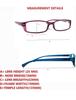 +2.00 Classic Rectangle Reading Glasses Frame, Slim Design view 4