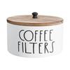 Fashion My Day Coffee Filter Holder Case Basket Storage Container for Office Dining Kitchen view 1