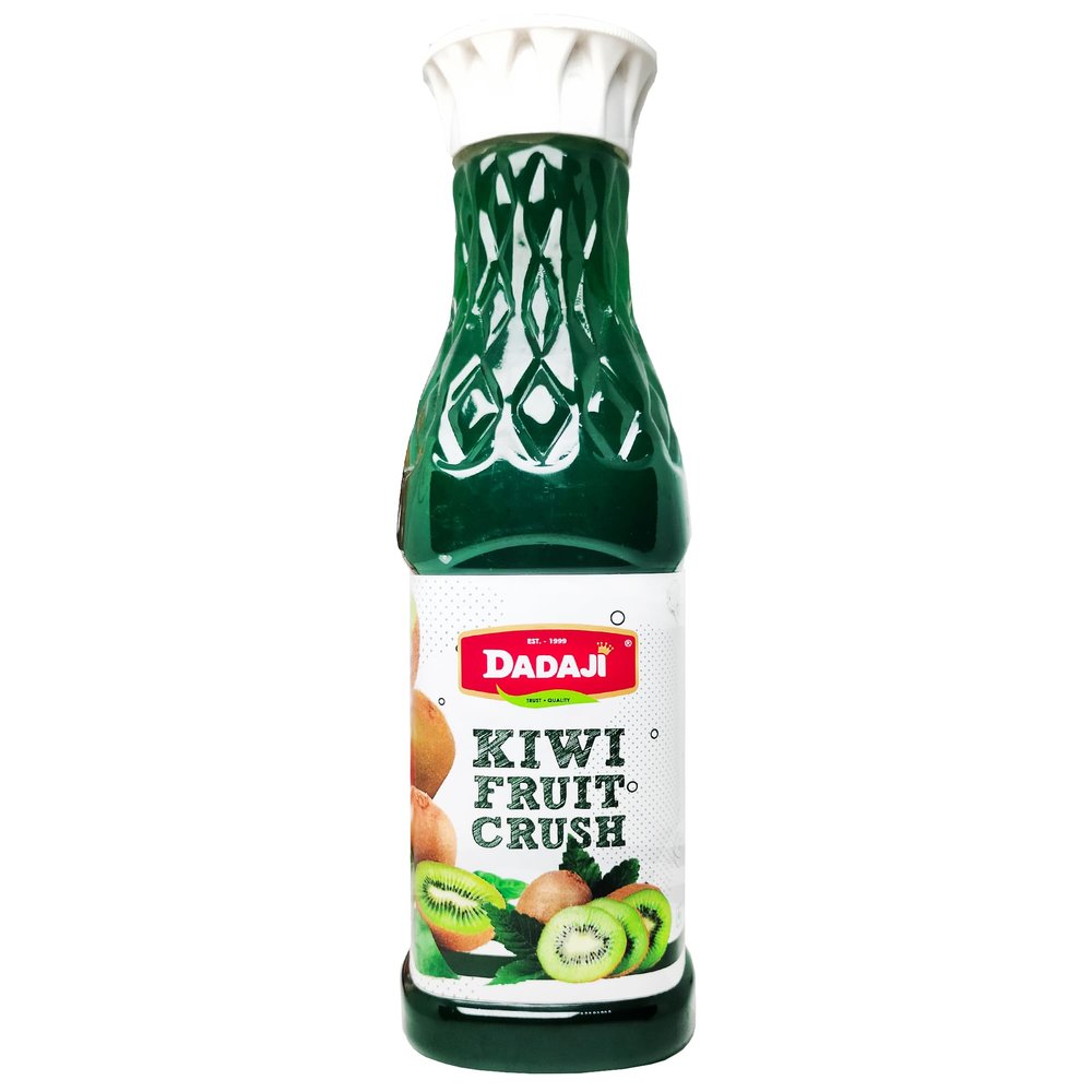 Dadaji Fresh Kiwi Fruit Crush | 750ml | Perfect for Milkshakes Fruit Drink, Mocktails, Cocktails and Mixers | Premium Kiwi Crush | Toppings for Icecream, Desserts & Cakes